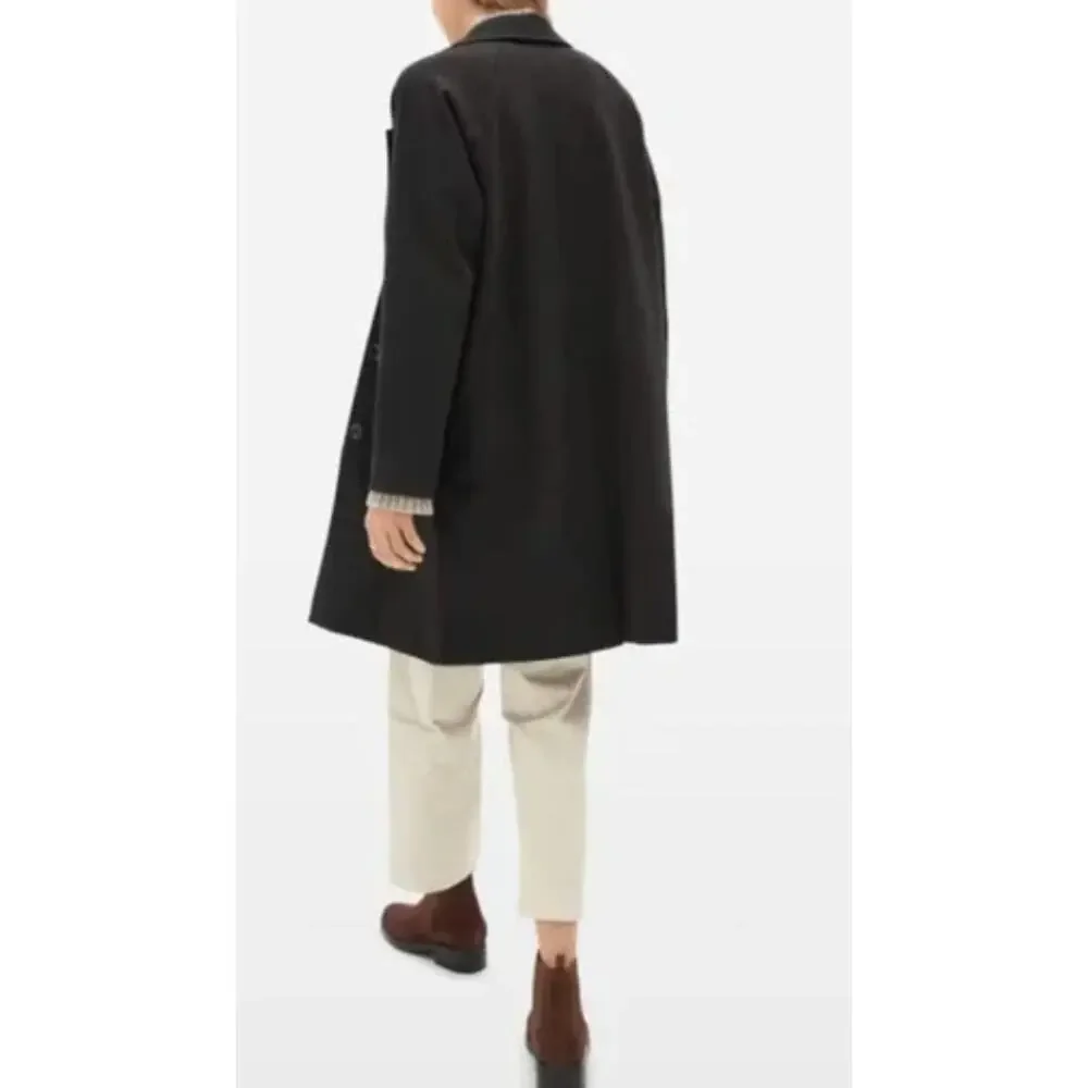 NWOT Everlane Black Dream Coat Medium